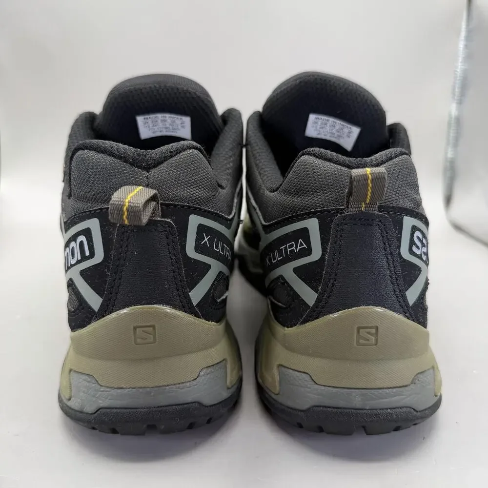 Salomon X Ultra Low GORE-TEX Shoes Mens 12 US Olive Green Hiking Trail Sneakers